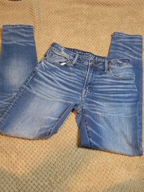 American Eagle Outfitters Men's Skinny Jeans - Blue